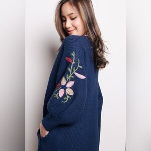 SOLD Pink Martini Floral Cardigan